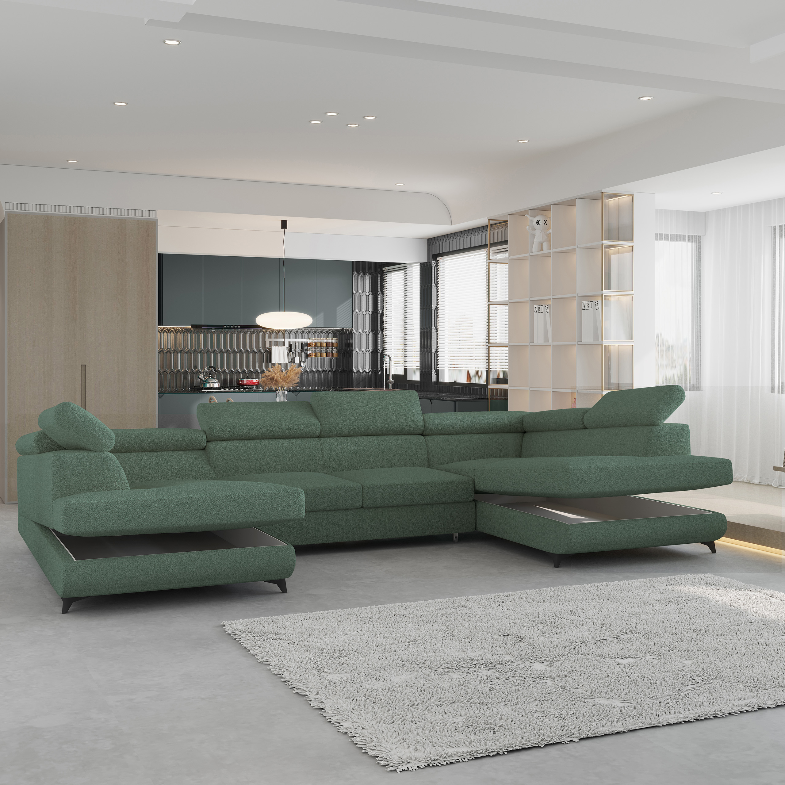 Narożnik VINTESSA pojemnik na pościel